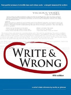 cover image of Write and Wrong